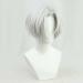 Maoma Cosplay Wig for Tokyo Revengers Izana Kurokawa | Silver Gray Synthetic Wig with Free Cap | Perfect for Halloween & Everyday Cosplay - Buy Online on GoSupps.com