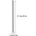 Set of 4 Reusable Stainless Steel Wide Boba Drinking Straws Fat Straws Smoothie/Bubble Tea/Milkshakes Straws with Cleaning Brush & Carry Bag 12mm/0.5" Wide (Gold) - Buy Online on GoSupps.com