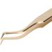 Eyelash Extension Tweezers - Precision Stainless Steel Professional Grade Golden Finish Strong Hardness - Buy Internationally - Buy Online on GoSupps.com