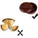 Wood Razor Shell with Lid - Stylish Soap Container & Shaving Bowl for Men | Eco-Friendly Foam Shell & Facial Cleaning Tools - Buy Online on GoSupps.com