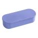 FOMIYES Makeup Brush Cleaning Mat with Brush Drying Holder Makeup Puff Cleaner Box Brush Cleaner Pad Cosmetic Brush Organizer Rack Purple