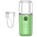 Nano Facial Mister Facial Mist Sprayer USB Recharging Handheld Face Steamer for Skin Care Moisturizing Hydrating Green 30ML