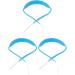 Healifty 6-Piece Sky Blue Neck Foam Support Adjustable Breathable Trachea & Ligament Belts for Optimal Comfort - Buy Online on GoSupps.com