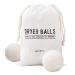 Santa Barbara Design Studio Wool Dryer Balls Natural Fabric Softener Woolly Ball Set in Muslin Storage Bag 6-Pack Opposite of Wrinkly