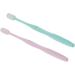 Minkissy 4-Piece Nylon Toothbrush Set | Soft Bristle Natural Hand Toothbrushes for Couples | Portable Micro-Training Toothbrushes - Buy Online on GoSupps.com