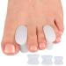 Kimihome 14 Packs Gel Toe Separator Toe Gasket-Redress Overlapping Toes Prevent Friction and Release Pressure Relieve The Pain Caused by Bunions White.