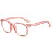 Blue Light Blocking Large Reading Glasses Classic Computer Readers Fatigue Relieve Flat Light Mirror Eyeglasses +350 C6