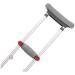 Crutch Underarm Crutches Crutches Elderly Elderly Cane Telescopic Walking Stick-Slip Disabled Family Bathing in Sunlight - Buy Online on GoSupps.com