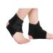 JIAHG Kids Ankle Support Breathable Ankle Brace Girls Boys Ankle Tendon Compression Brace Ankle Strap Neoprene Adjustable Sport Running Basketball Dancing Cycling Skating Ankle Brace Protector Guard Black Small