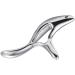 Metal Triangular Finch Massager - Dial Tendon Point Stick & Meridian Scraping Board for Foot Massage | Silver - Buy Online on GoSupps.com