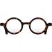 Moley London Reading Glasses | Round Stylish Readers | Men's Women's Unisex | 1.0x Magnification | Matte Brown Tortoiseshell - Buy Online on GoSupps.com