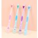 Buy Set of 4 Cute Compact Toothbrushes - Assorted Colors for Effective Oral Care | International Shipping Available - Buy Online on GoSupps.com