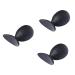 Beavorty 3 pcs Eyeshadow Shadow Practical Portable Eye Seal Silica Gel Stamp Silicone Lazy Black 7*5cmx3pcs As Shownx3pcs