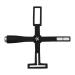 1 Nail Salon Magnet - Innovative Women Magnet Duraable Nail Decor Tool | Multifunctional Beginners Nail Polish Women Stick Metal 4.05 * 4.2 Inches Black