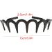 Wavy Metal Hair Band Unisex Wavy Headband Black Spring Wavy Metal Hair Band with Long Teeth Hairhoop Sports Headband Headwear Accessories Black 1pc - Buy Online on GoSupps.com