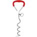 Wolike Dog Tie Out Cable and Stake Dog Wire Traction Rope Heavy Duty Stake-Out Dog Spike Spiral Pet Fixed Pile Outdoor Grass Dog Towing Rope (16FT/5M Red) 16FT/5M Red - Buy Online on GoSupps.com