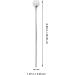 PRETYZOOM Silver Fairy Princess Angel Wand with Crystal - Magical Scepter for Halloween Costume & Party Dress - Buy Online on GoSupps.com