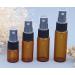 12 Pcs Amber Glass Spray Bottles with Clear Atomizer - 15ml Empty Round Bottles for Essential Oils & Aromatherapy | International Shipping - Buy Online on GoSupps.com