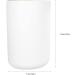 LUOZZY Bathroom Washing Utensils Trash Can Toothbrush Cup Hand Sanitizer Bottle (White) - Organize Your Bathroom Essentials with Style - Buy Online on GoSupps.com