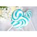 Blue & White Love Heart Lollipops - Blue Heart Lollies - Candy Lolly - Swirly Lollipops - Cake Toppers - 35g - 1 Lollipop(1) - Buy Online on GoSupps.com