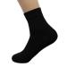 Diabetic 1 Pair Large Size Tube Socks for Foot Discomfort Diabetic Feet (Black)