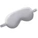Silk Sleep Eye Masks for Women Soft Eye Cover Eyeshade for Night Sleeping with Elastic Strap Silver Silver 1 Count (Pack of 1)