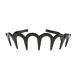 Pulabo pulabo wave-shaped headband unisex wave-shaped headband black spring wavy metal hair band with long teeth hair tires sports headband headgear accessories black 1 s
