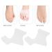 Hallux Valgus Corrector - 2 Pairs Elastic Breathable Toe Separator Cushion - Bunion Hallux Valgus Correction Tool (White) - Buy Online on GoSupps.com