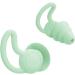 Sleep earplugs Silicone Ear Plugs Ear Plugs 2PCS/Set 3 Layer Soft Silicone Sleeping Ear Plugs Noise Reduction Earplugs Sound Insulation Plugs for Sleep Study (Color (Color : Bianco)
