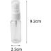 kuou 3 pcs Spray Bottle Set 20ML Transparent Fine Mist Sprayer Bottles Plastic Empty Refillable Atomiser with Flip Caps-BPA Free PET Plastic Holiday Travel Bottle White - Buy Online on GoSupps.com