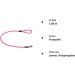 Buy Basic 10mm Rope Leash with Hand Loop - 1.00m Fluor Pink 27 Colours & 7 Lengths | International Shipping Available - Buy Online on GoSupps.com