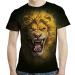 Men T Shirt 3D Print T-Shirt Men Graphic Tee Men S-3XL Angry Lion X-Large