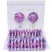 Grape Premium Sweet Whirls Lollipops 24 count 60 Grams & 3.25" Diameter per piece - Buy Online on GoSupps.com