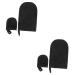 TOVINANNA 2 Sets Tanning Gloves Gel Nail Gloves Sun Gloves Versatilen Gloves for Gel Nails Manicure Hand Protectors Hand Covers Tanning Lotion Applicator Pe Flocking Black Agent