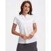 SANTINY Women's Dri-Fit Golf Shirt UPF50+ Zip-Up Short Sleeve Polo - White, X-Large - Buy Online on GoSupps.com
