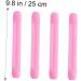 Angoily 5 Pairs Silicone Ear Hooks for Glasses - Anti-Slip Glass Holders & Accessories - Outdoor Glasses Frame Clips in Medium Pink - Buy Online on GoSupps.com