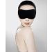 Ultra-Soft Velvet Sleep Mask & Blindfold for Comfortable Travel, Shift Work, and Meditation - Black - Buy Online on GoSupps.com