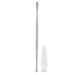 Earwax Curette Remover | Double Head Glossy Ear Spoon for Itching Relief at Home - Silver - Buy Online on GoSupps.com