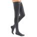 Medi Medive Elegance - 0250a16 Seatskeeper Women's compression stockings with closed lace |CCL2 |Triked edge |Anthracite |Gr.VI short