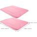 FRCOLOR 2pcs Reusable Castor Oil Compress Cloths - Soothing Absorbent Flannel for Abdomen & Joints - Relaxing Relief (Pink - Buy Online on GoSupps.com
