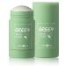 Clay Mask Green Clay Purifying Clay Stick Face Cover Deep Cleansing Moisturizing Facial Blackhead Remover Green Tea Face Cover