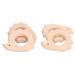 Set of 5 Natural Beech Wood Hedgehog Teething - Safe and Soothing for Baby Gums - Perfect for Teething Necklace or Bracelet - Buy Online on GoSupps.com