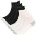 BampooPanPa 6 Pairs Bamboo Diabetic Ankle Socks with Seamless Toe and Non-Binding Top Cushioned Sole for Women&Men 3 Black/3 White 9-11