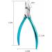 Practical Blue Beveled Tip Nail Clippers With Sharp Cutting Edge For Ingrown Nails/hard Nails/gray Nails affordable - Buy Online on GoSupps.com
