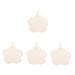 MERRYHAPY MERRYHAPY 4 Pieces Flower-shaped cotton loofah cartoon -luffas loofah sponge flower brush ball shower gel body wash bath loofah sponge for body bath loofah body scrubber