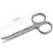 Professional Children's Scissors from 4 Years for Right-Handed Children's Nail Scissors Round tip 4.5 Eyebrows Eyelashes Nose Hair Ears Mustache Left-Handed Stainless Steel Neat Blade (Silver) - Buy Online on GoSupps.com