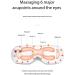 Cabishy Heated Eye Massager with Bluetooth - Migraine Relief & Relaxation | 5 Massage Modes for Better Sleep - Buy Online on GoSupps.com