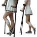 Forearm Crutches(2 Units) Lightweight Arm Cuff Crutch Ergonomic Adjustable Aluminum Crutches Great for Travel or Work (Color : Silver) Prosperous - Buy Online on GoSupps.com
