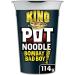 Pot Noodle Pot Noodle King Bundle | Chicken & Mushroom Pot 114g | Bombay Bad Boy 114g | Original Curry 114g | Beef & Tomato 114g | Total of 4 x 114g noodles - Buy Online on GoSupps.com