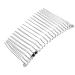 Hair Comb 7.8cm 20 Teeth Fancy DIY Metal Wire Hair Clip Comb Bridal Wedding Veil Comb (Silver) 1 pcs - Buy Online on GoSupps.com